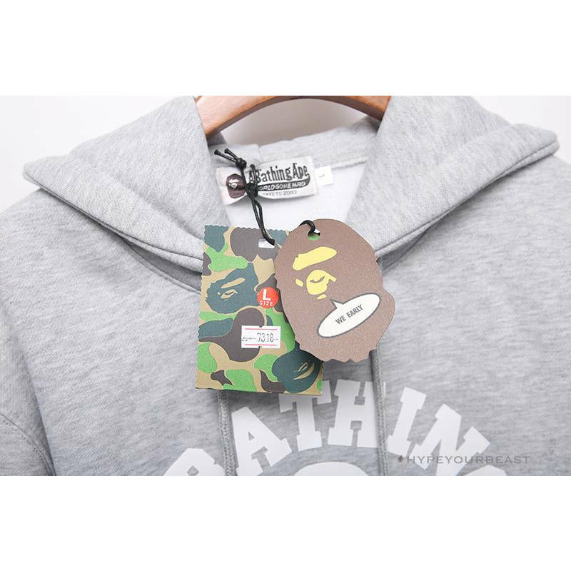 BAPE x Bathing Ape Head Hoodie 'GREY'