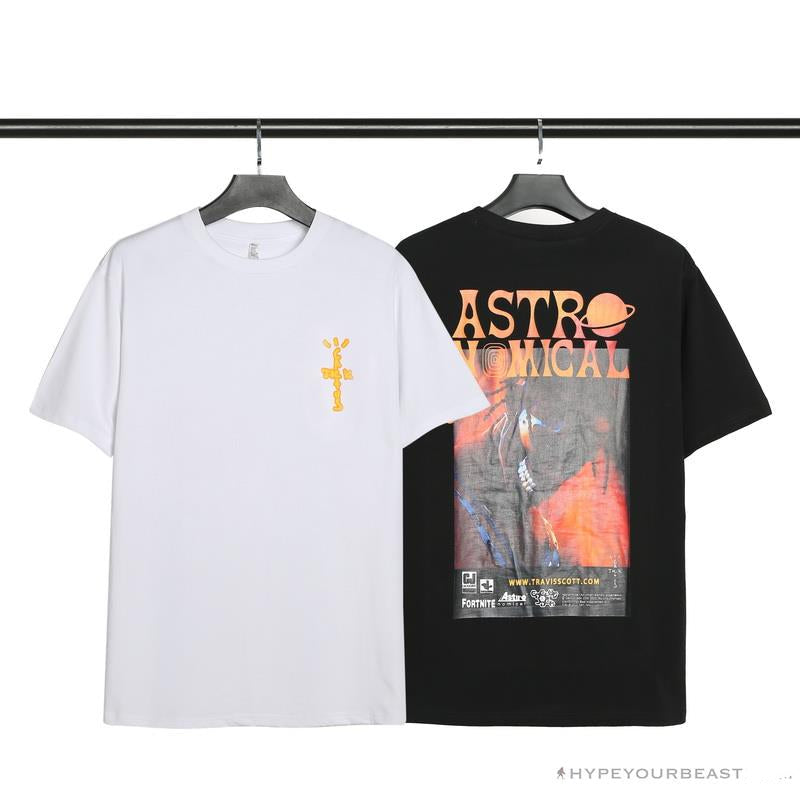 OFF-WHITE Travis Scott Cactus Jack Astronomical Tee Shirt 'WHITE'