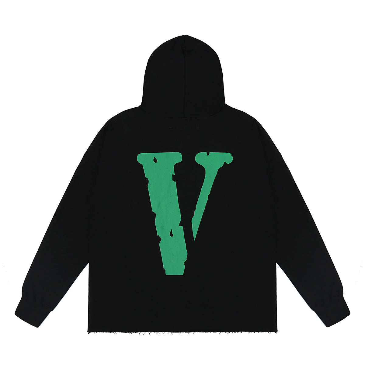 Vlone Green and Black Friends Hoodie