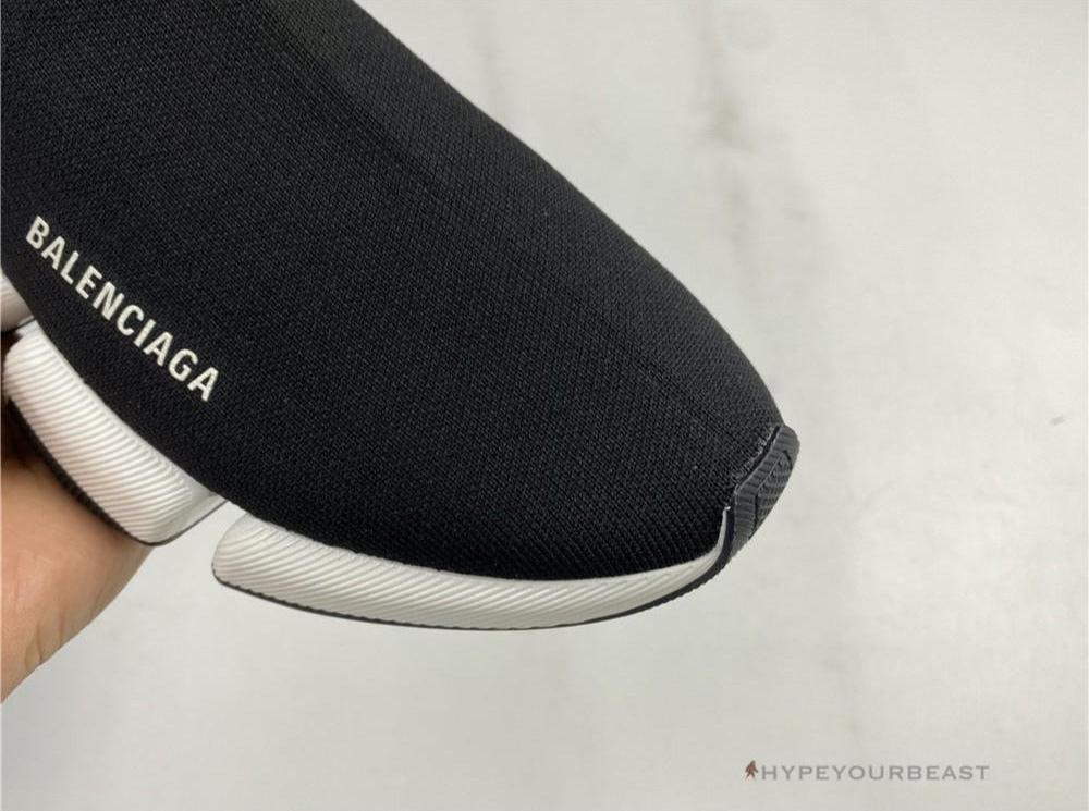 BCG Sock Sneakers Black / White Sole