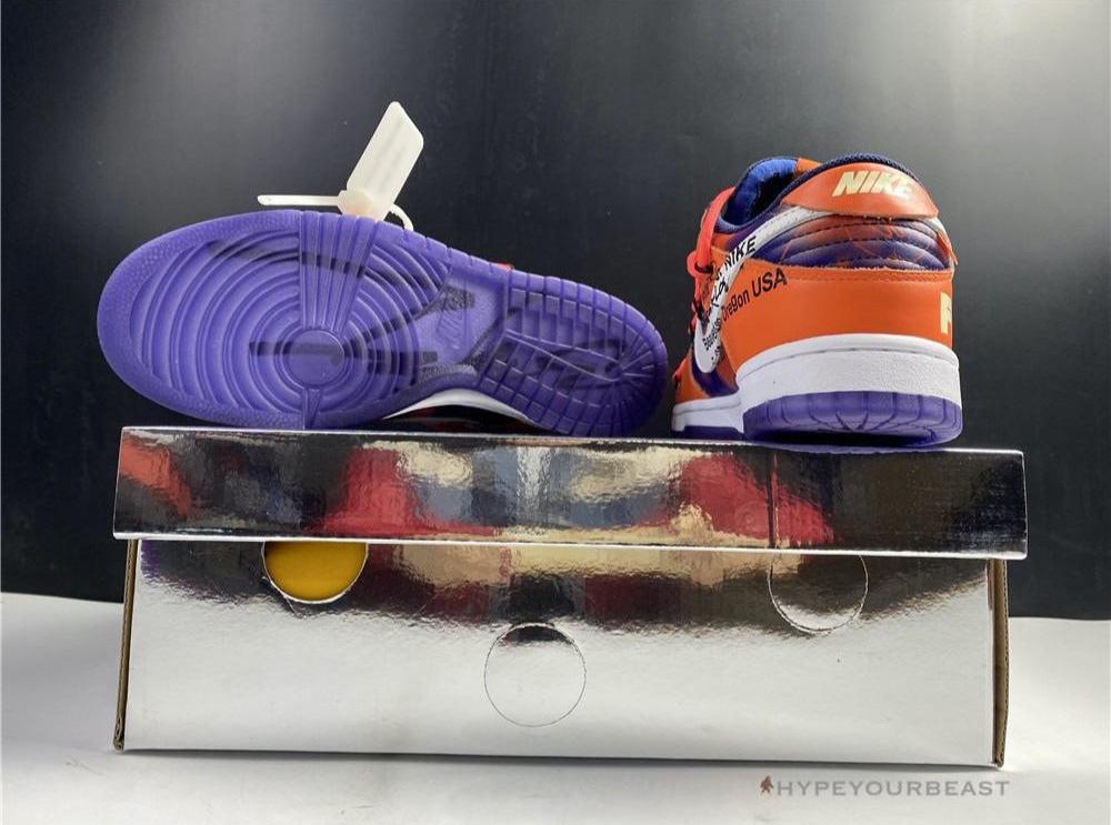 Futura X Off-White X Nike Dunk Low Orange