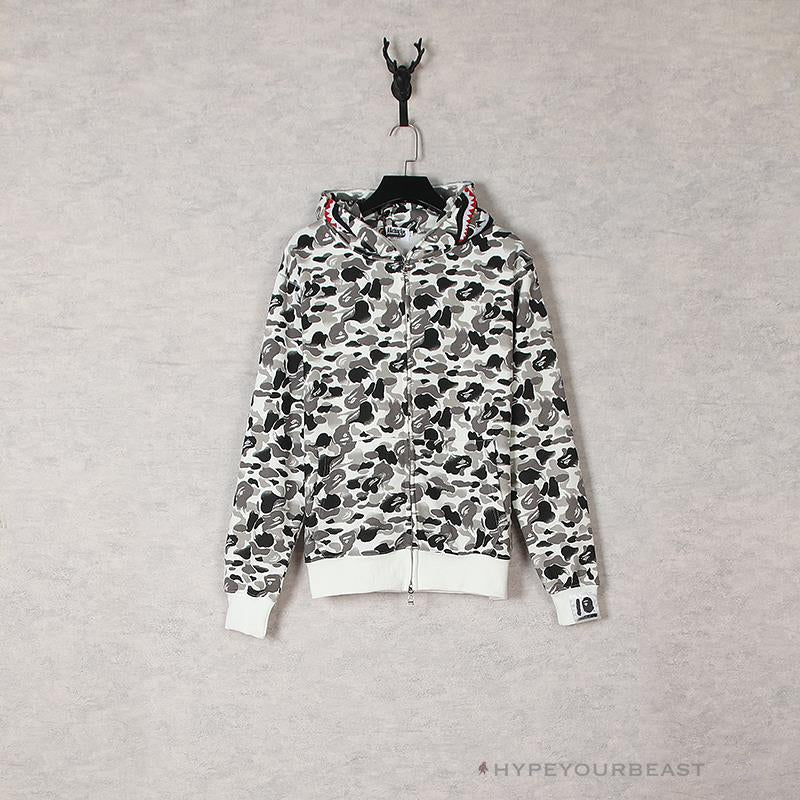 Bape Gray Camouflage Hoodie