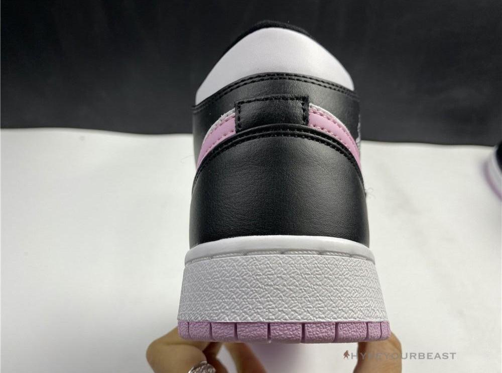 Jordan 1 Mid White Black Light Arctic Pink