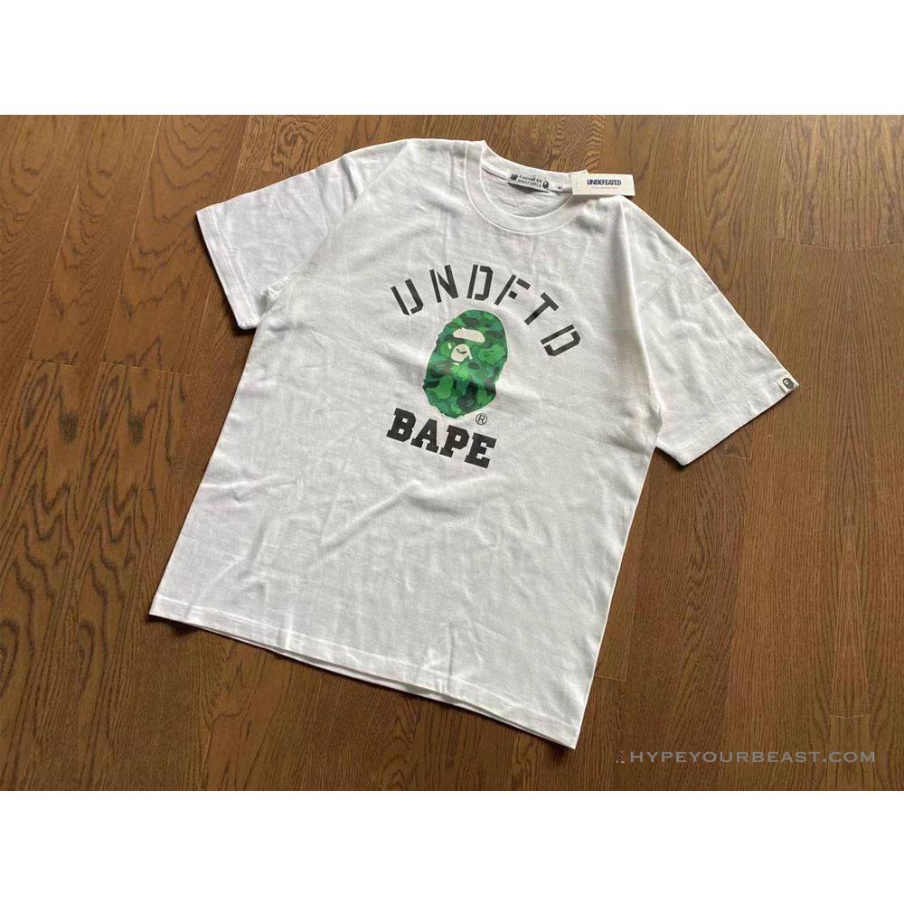 UNDFTD X Bape Tee Shirt White
