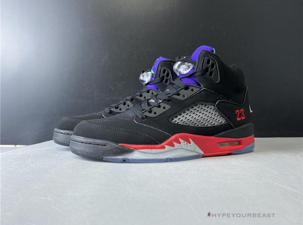 Air Jordan 5 'Grape Fire Red'