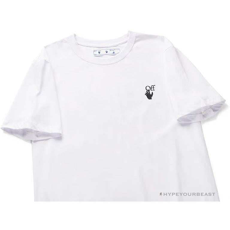 OFF-WHITE Hand Shake Tee Shirt 'WHITE'