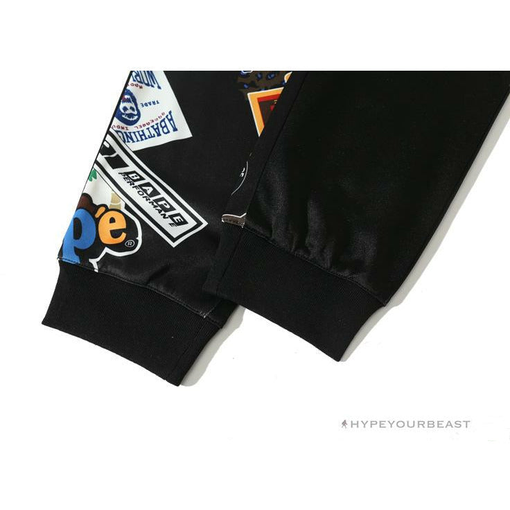 BAPE Badge LOGO Sticker Style Stitching Pants