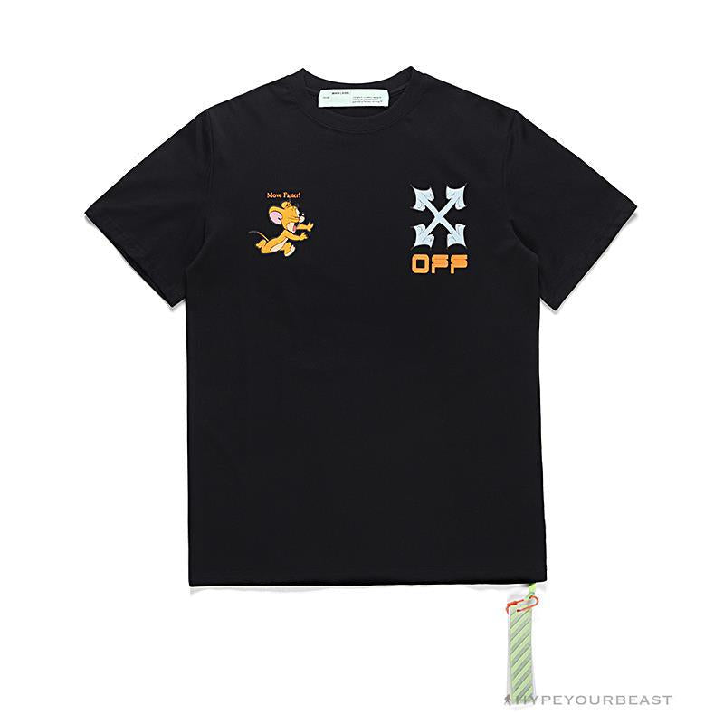 OFF-WHITE Handsome Jerry Arrow Tee Shirt 'BLACK'