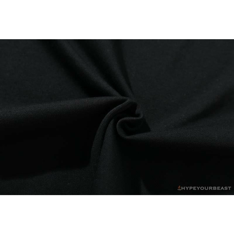 BAPE Universe Solar System Ape Man Head Tee Shirt 'BLACK'