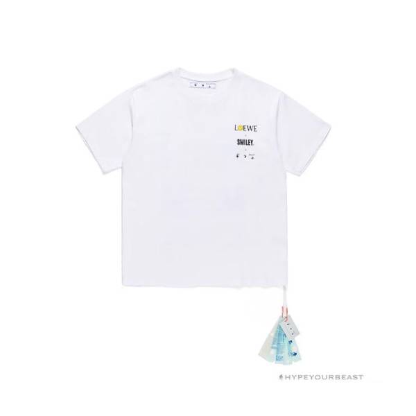 OFF-WHITE X LOEW X SMILEY Tee Shirt 'WHITE'