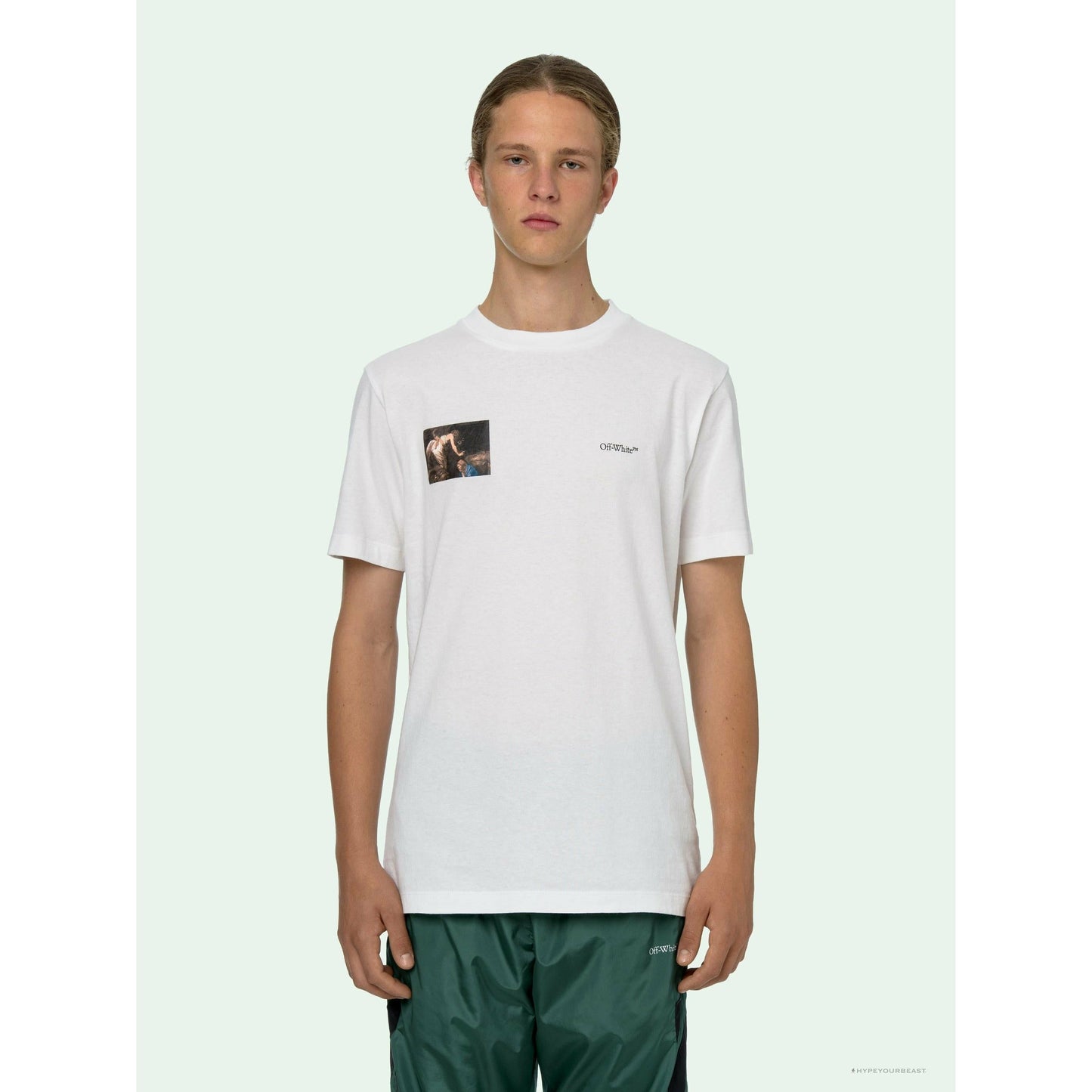 OFF-WHITE New Limited Religious Tee Shirt 'WHITE'