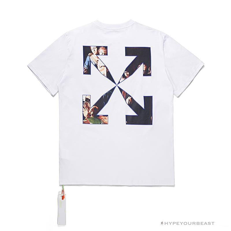 OFF-WHITE Baroque Angel Religious Painting Tee Shirt 'WHITE'