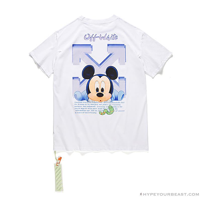 OFF-WHITE Disney Spring x Summer Mickey Arrow Tee Shirt 'WHITE'