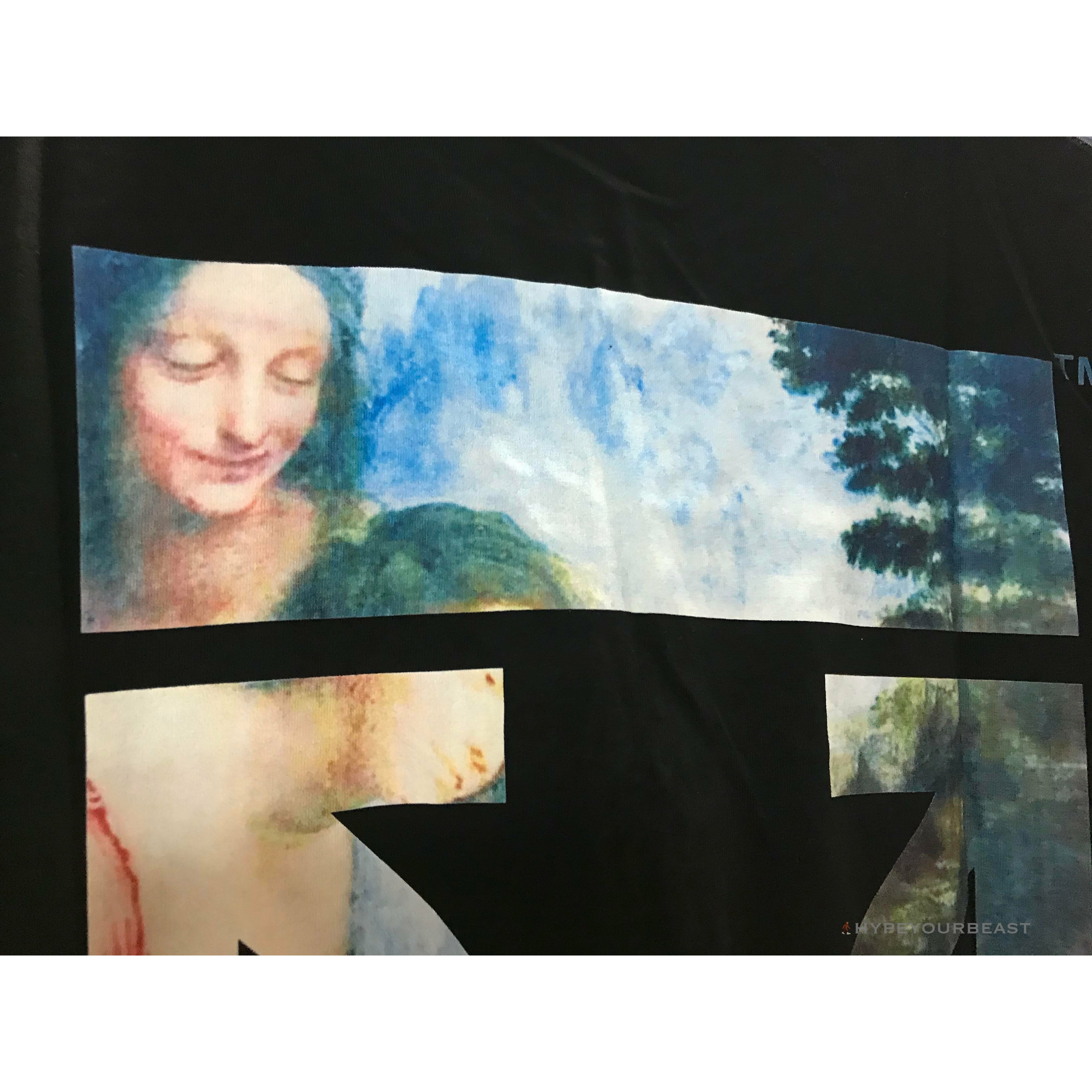 OFF-WHITE The Virgin and Child with Saint Anne Tee Shirt 'BLACK'