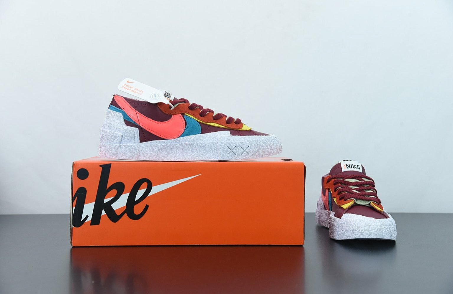 Nike Blazer Low Sacai KAWS Red