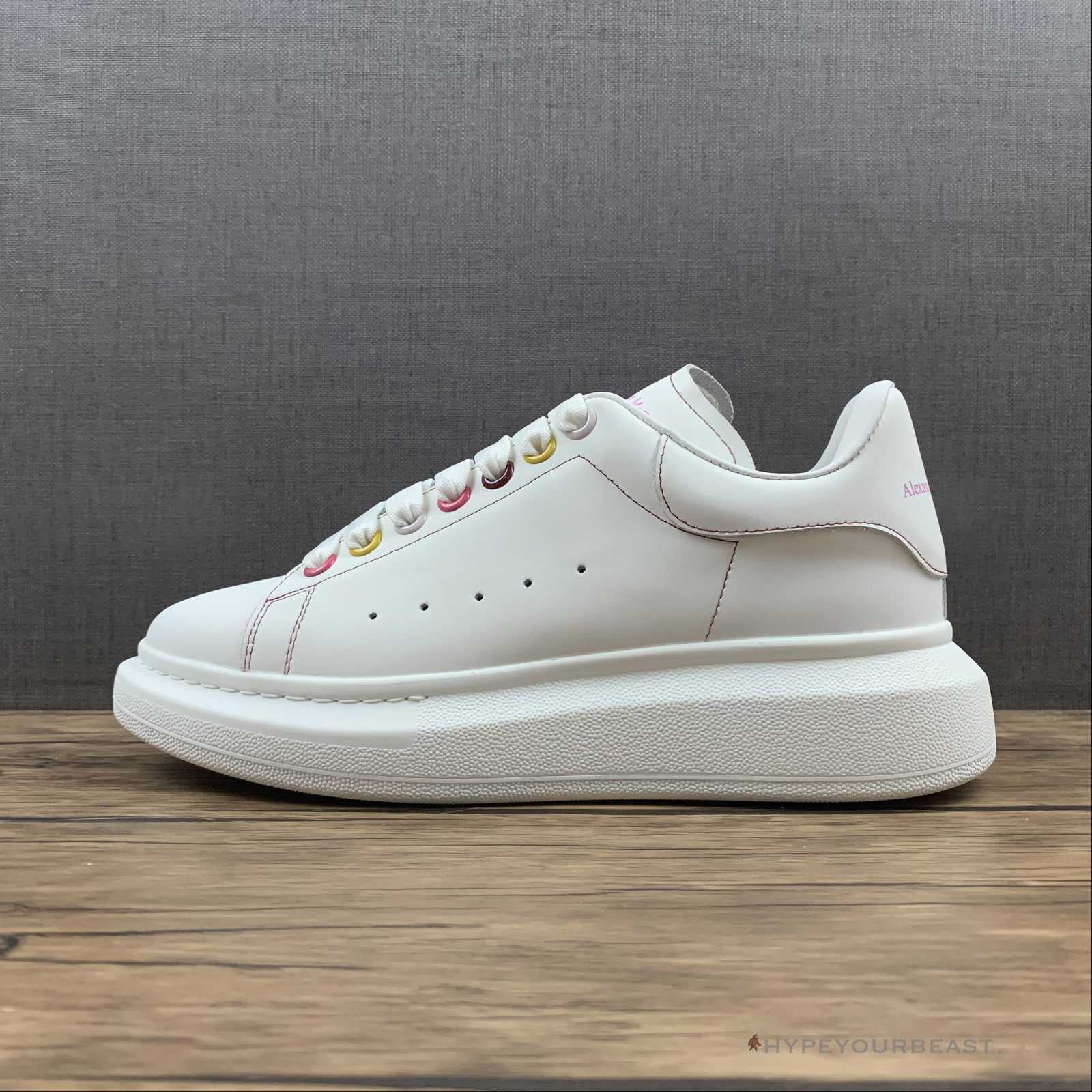 Alexander McQueen White / White / Pink