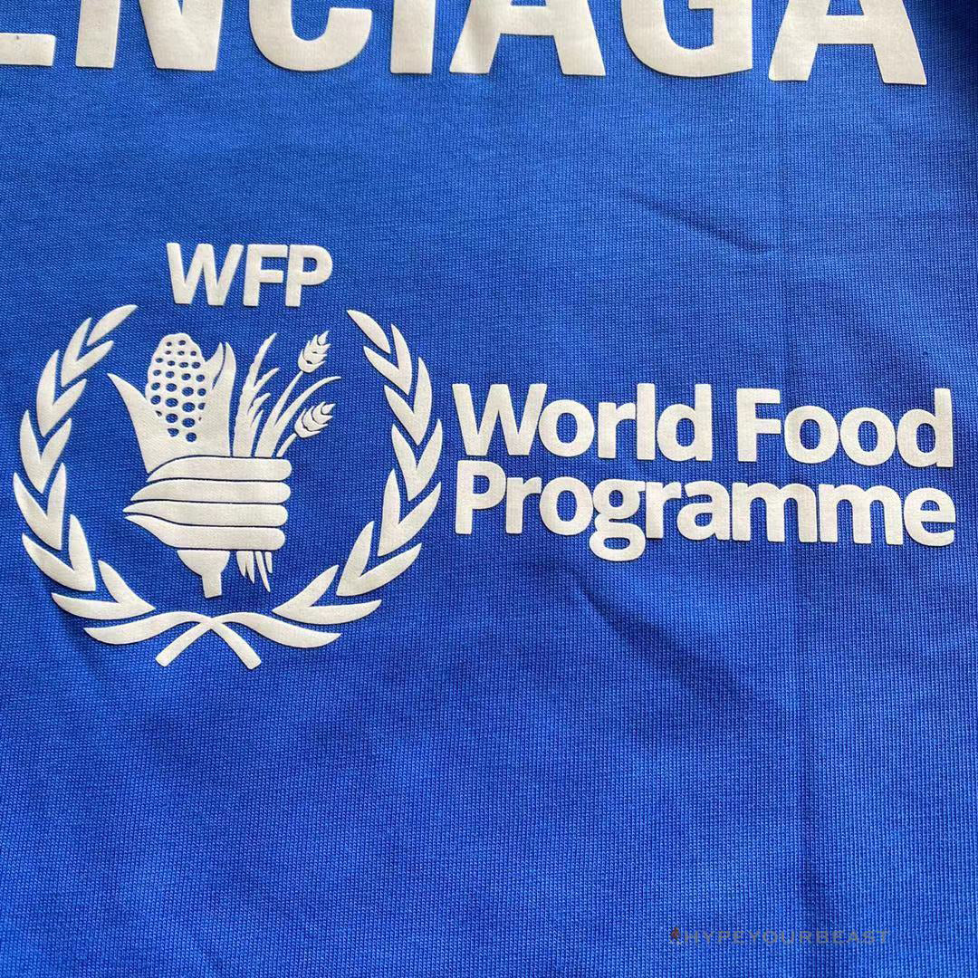 BCG Support Word Food Programme Tee Shirt Blue