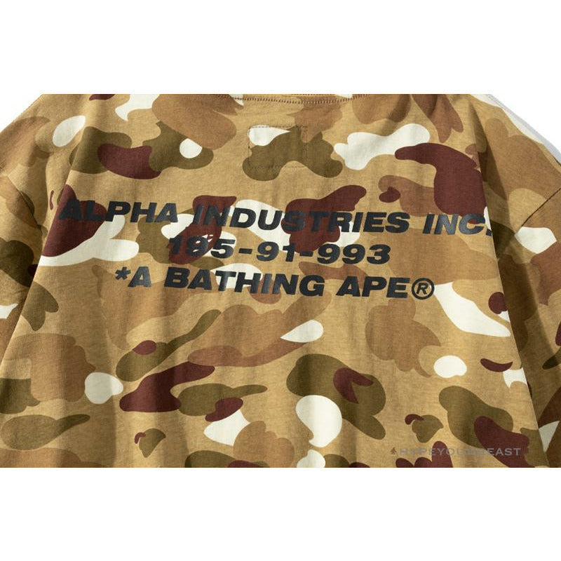 BAPE Military Style Desert Camouflage Tee Shirt 'YELLOW'