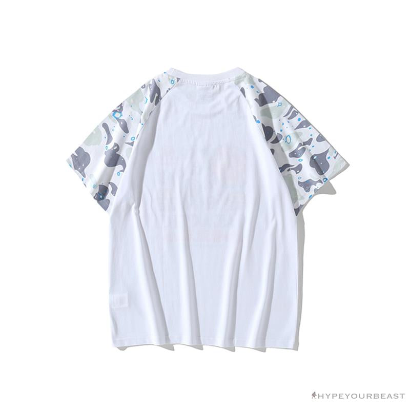 BAPE Baby Milo Galaxy Astronaut Luminous Tee Shirt 'WHITE'