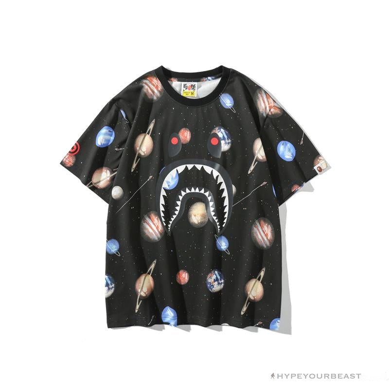 BAPE Shark Head Planet Tee Shirt