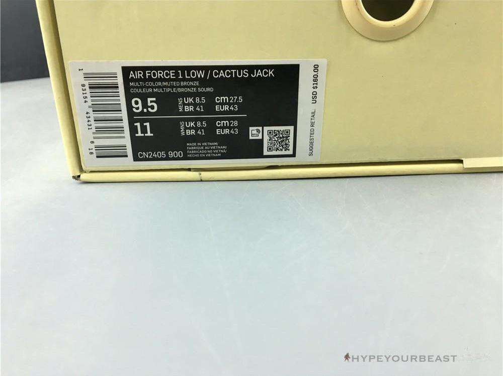 Nike Air Force 1 Low “Travis Scott - Cactus Jack”