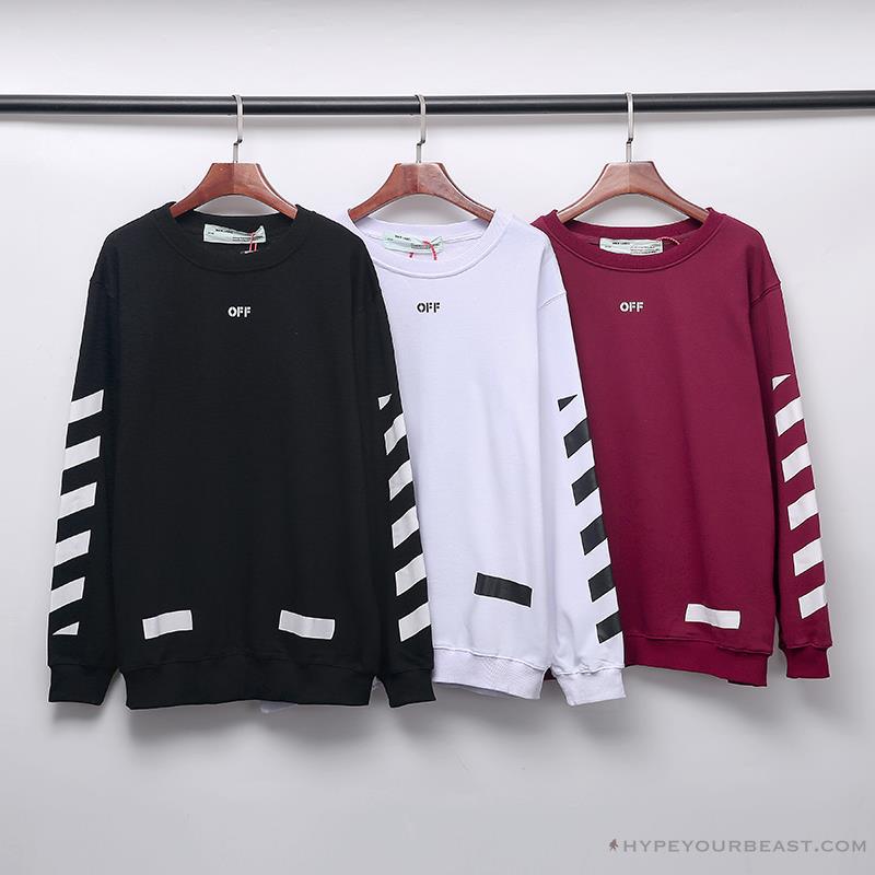 OFF-WHITE Classic Basic Cotton Terry Long Sleeve Shirt 'WHITE'