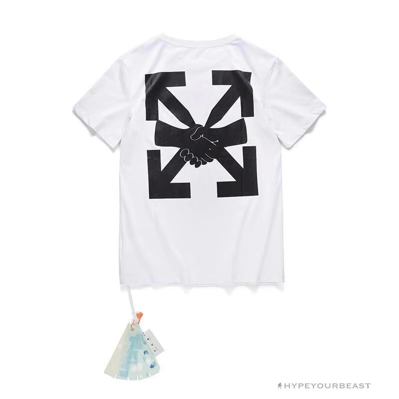 OFF-WHITE Hand Shake Tee Shirt 'WHITE'