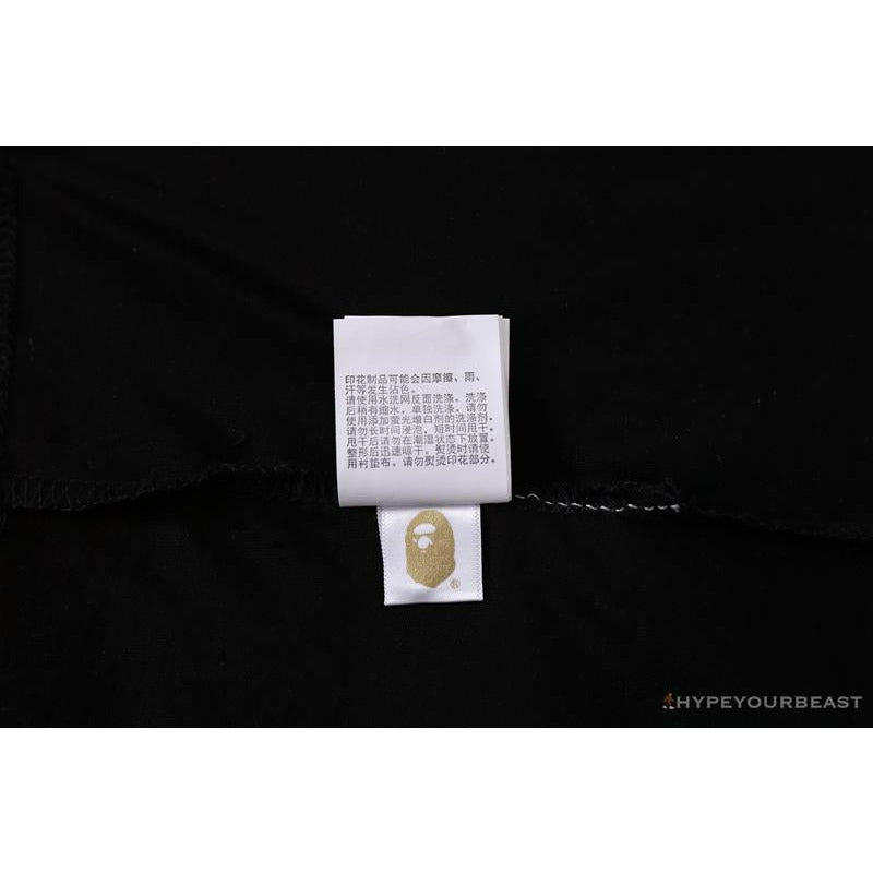 BAPE Japan Limited Edition Mt. Fuji Sakura Tee Shirt 'BLACK'