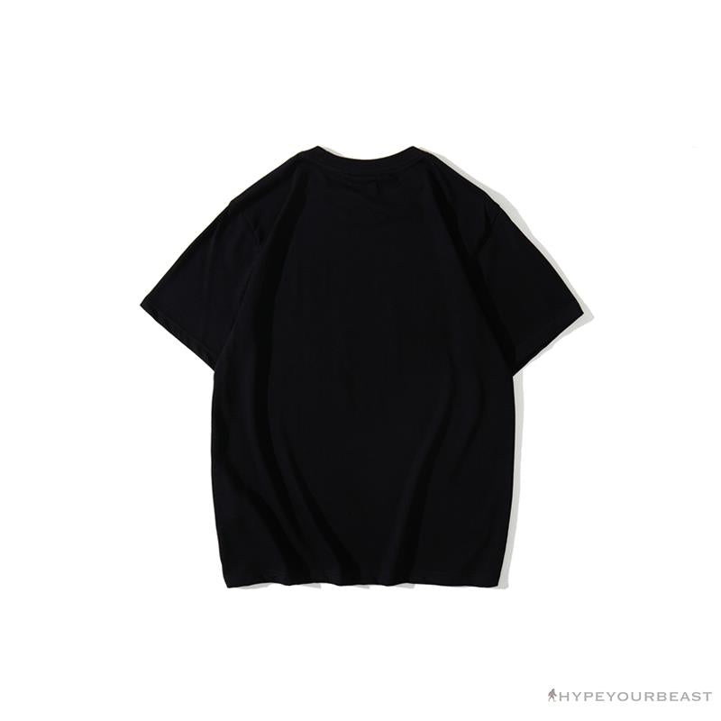 BAPE Baby Milo Color Letter Monkey Tee Shirt 'BLACK'
