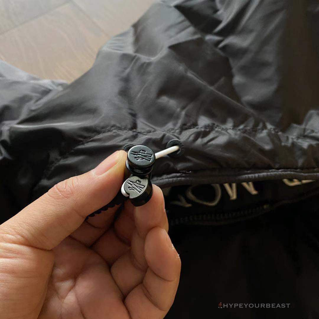 Moncler Puffer Jacket Black Hooded