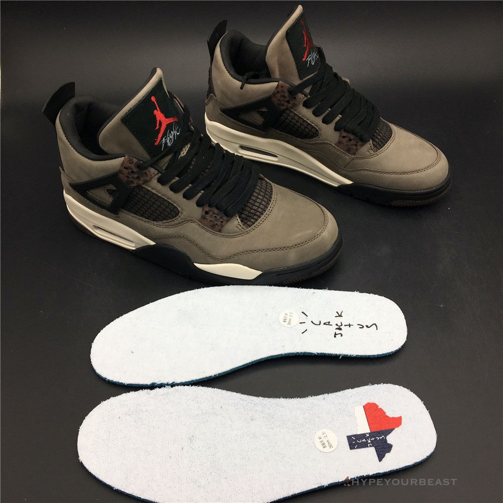 Travis Scott X Air Jordan 4 Dark Mocha