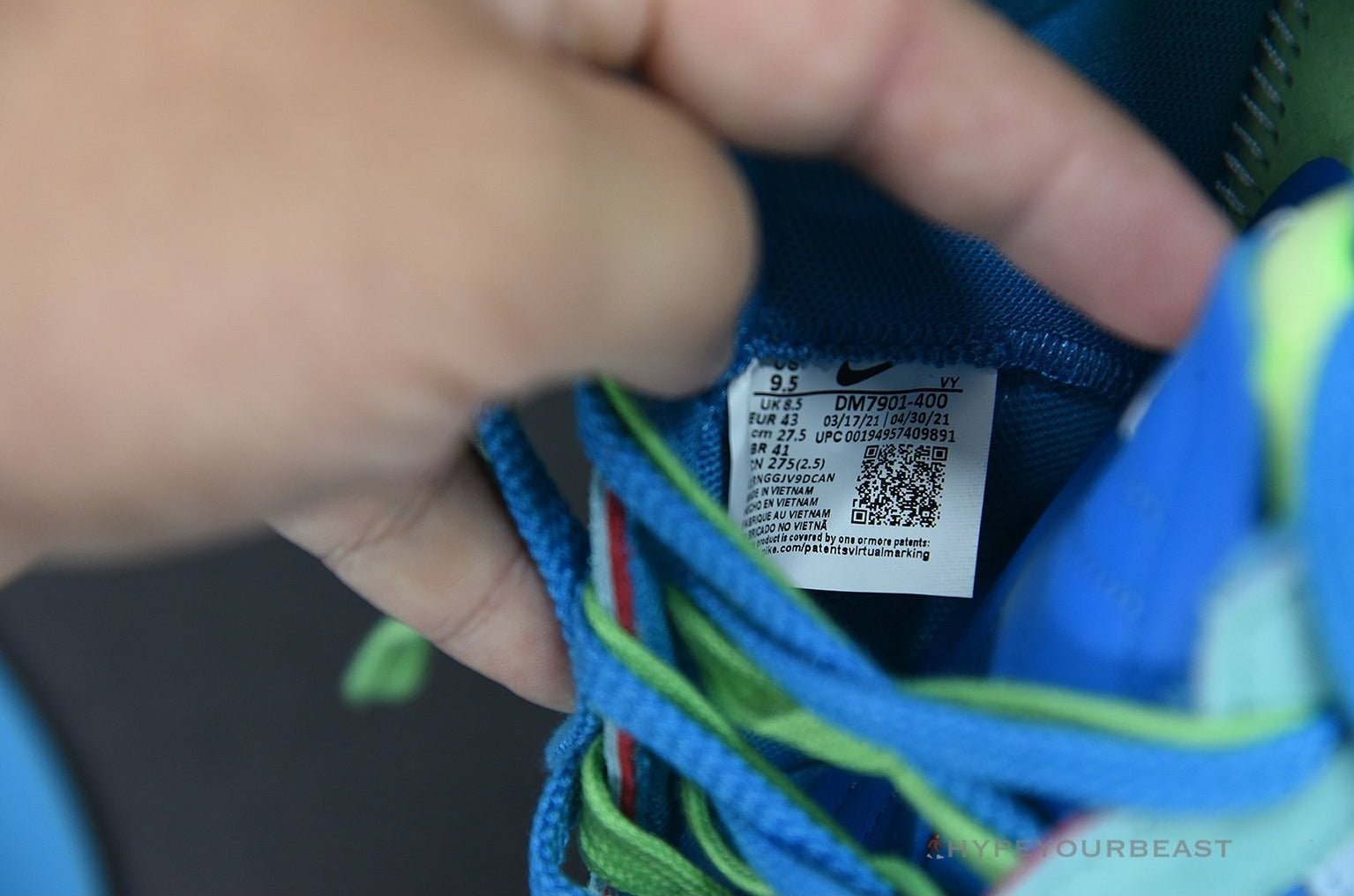 Nike Blazer Low Sacai KAWS Blue