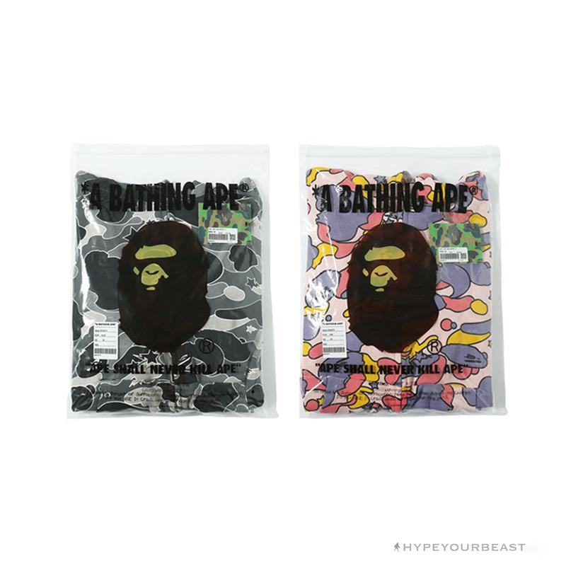 BAPE Shark Head STA Star Camouflage Hoodie 'BLACK'