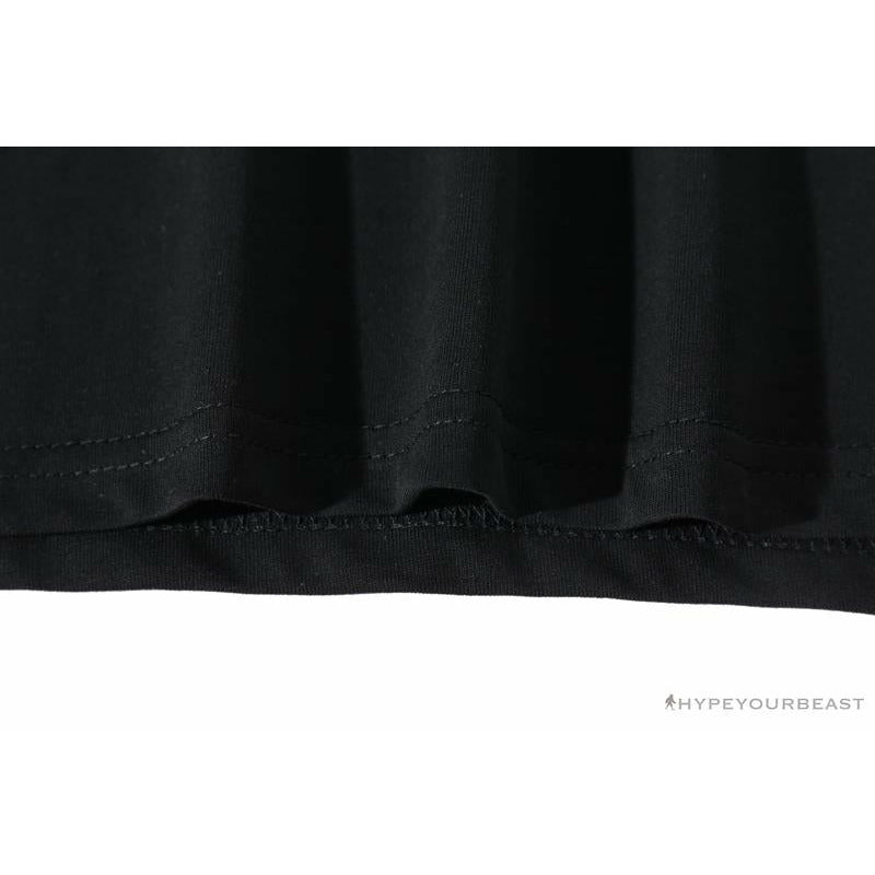 BAPE Universe Solar System Ape Man Head Tee Shirt 'BLACK'