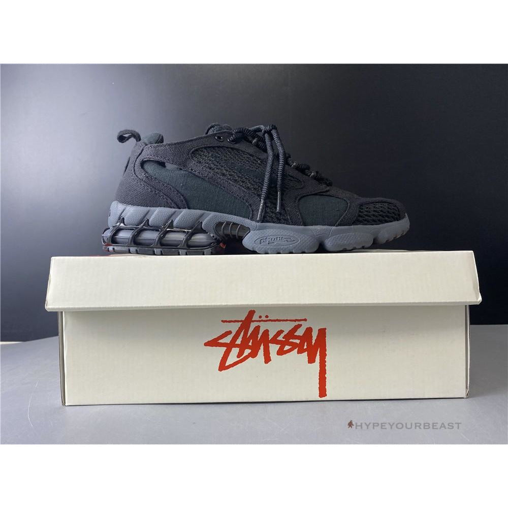 Stussy X Nike Air Zoom Spiridon Cage 2 Black
