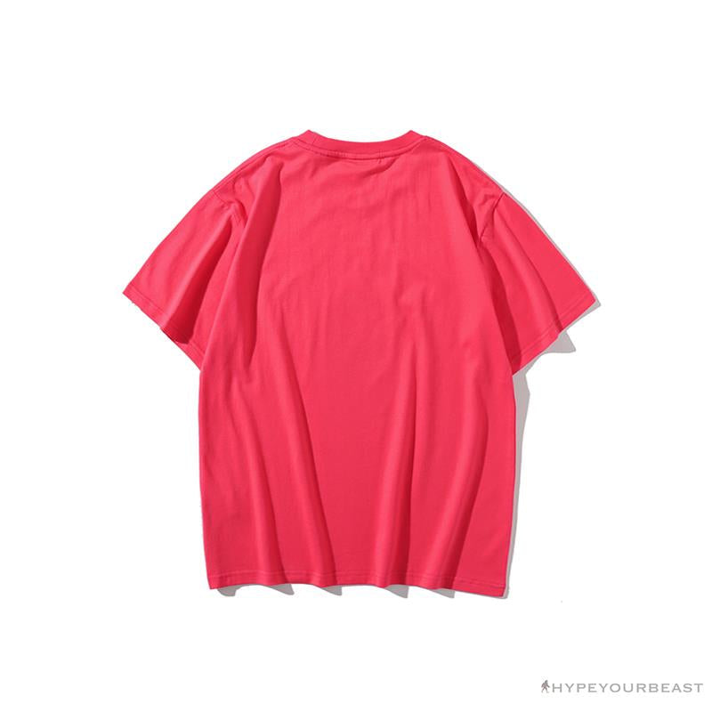 BAPE Little Ape Head Colorful Classic Tee Shirt 'PINK'