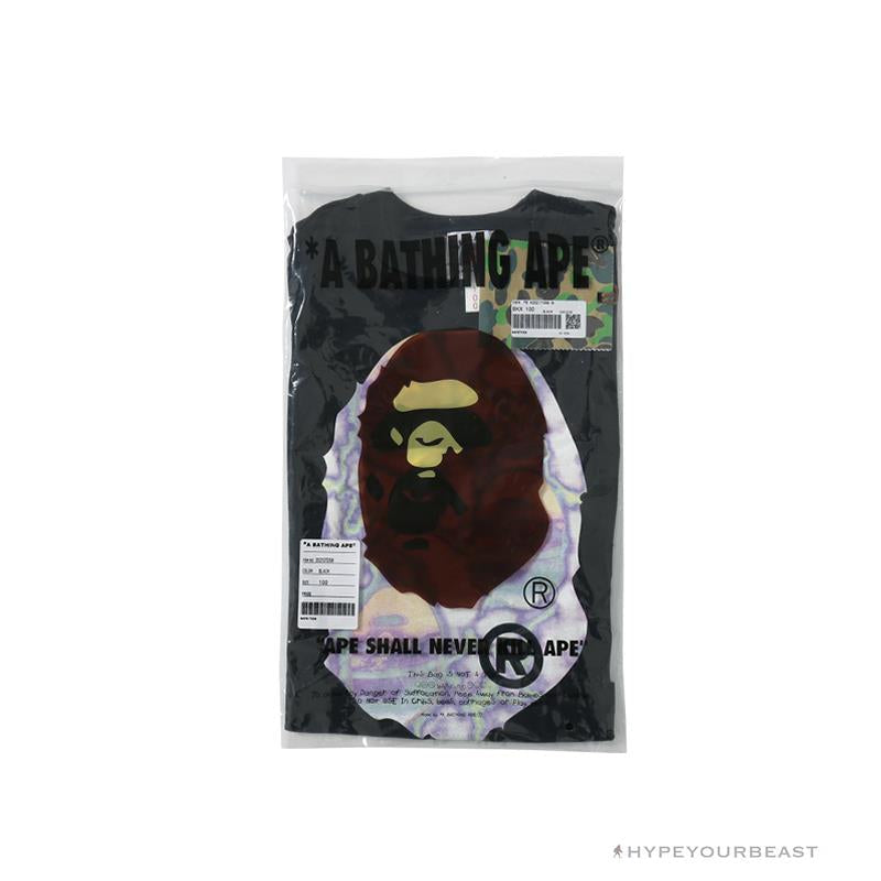 BAPE Great Ape Head Symphony Lightning Tee Shirt 'BLACK'