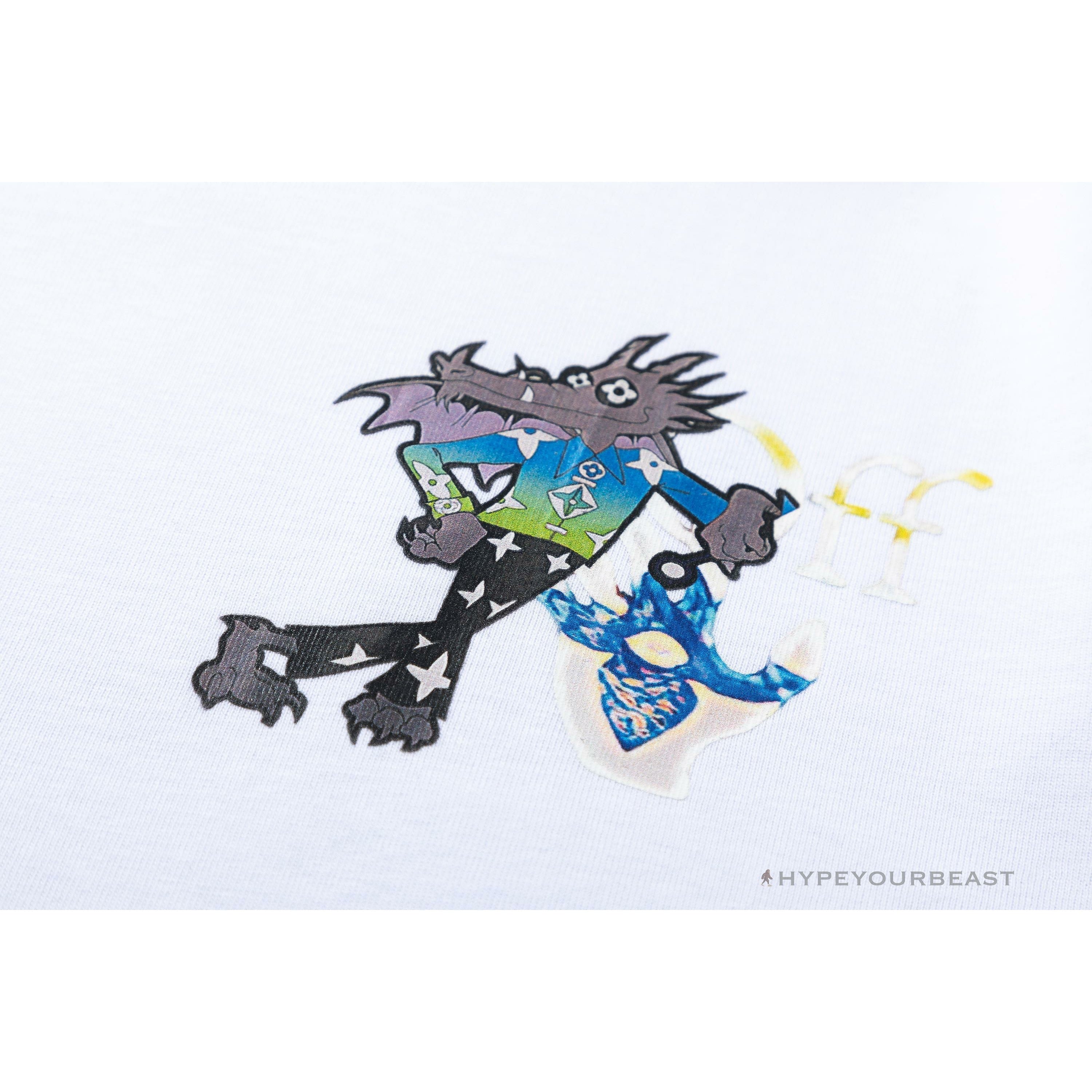 OFF-WHITE LV Pattern Cartoon Series Tee Shirt 'WHITE'