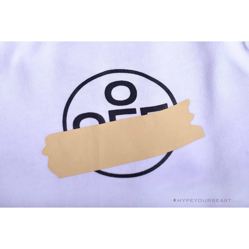 OFF-WHITE Explosive Strip Basic Arrow Shorts 'WHITE'