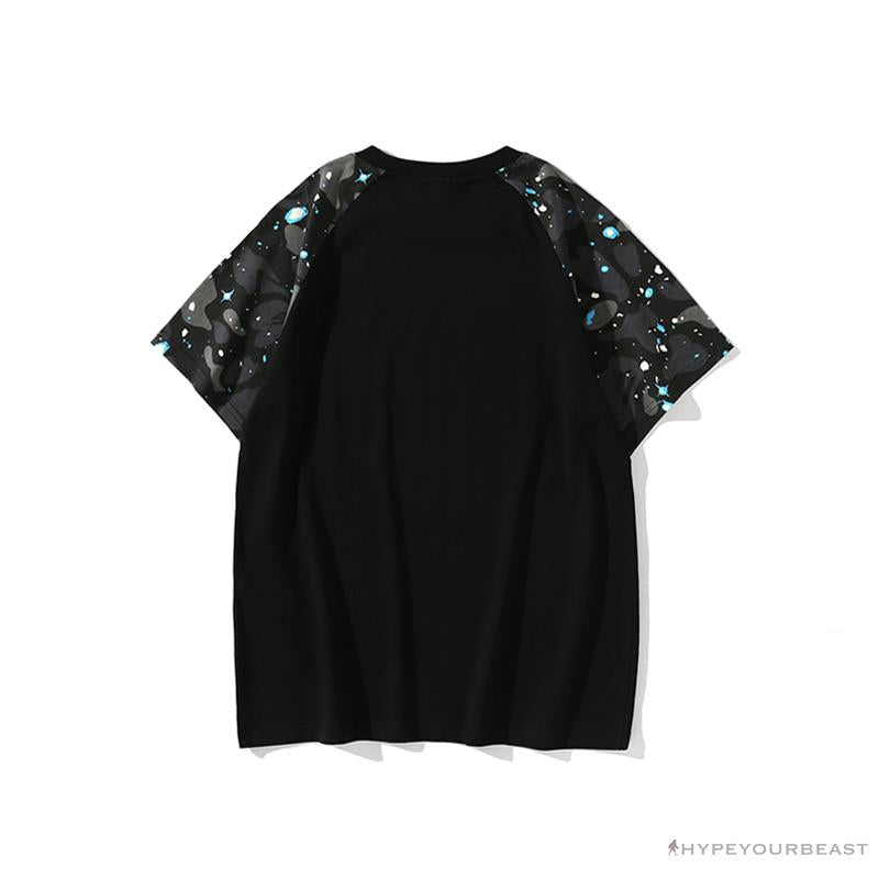 BAPE Baby Milo Galaxy Astronaut Luminous Tee Shirt 'BLACK'