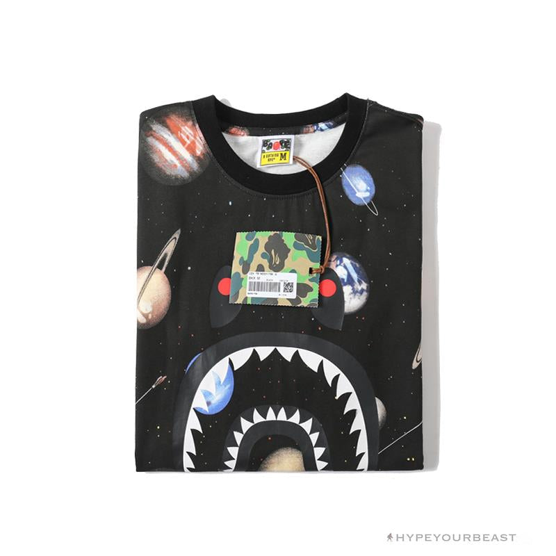 BAPE Shark Head Planet Tee Shirt