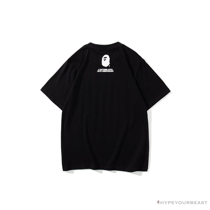 BAPE Violent Bear Collaboration 28th Anniversary Camouflage Tee Shirt 'BLACK'