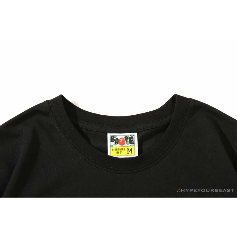 BAPE Baby Milo Ring Colorful Kaleidoscope Tee Shirt 'BLACK'