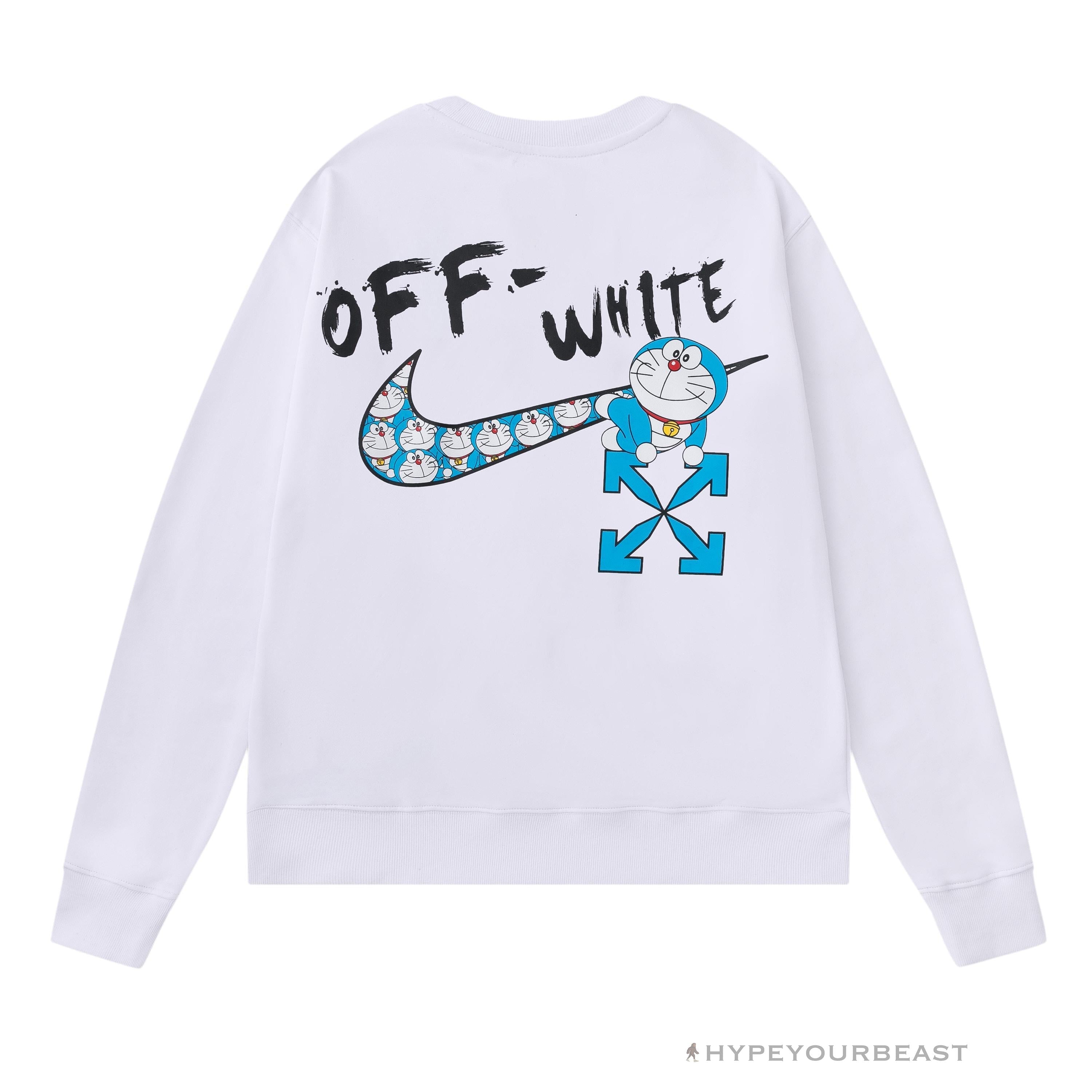 Off-White X Nike Shirt Doraemon White