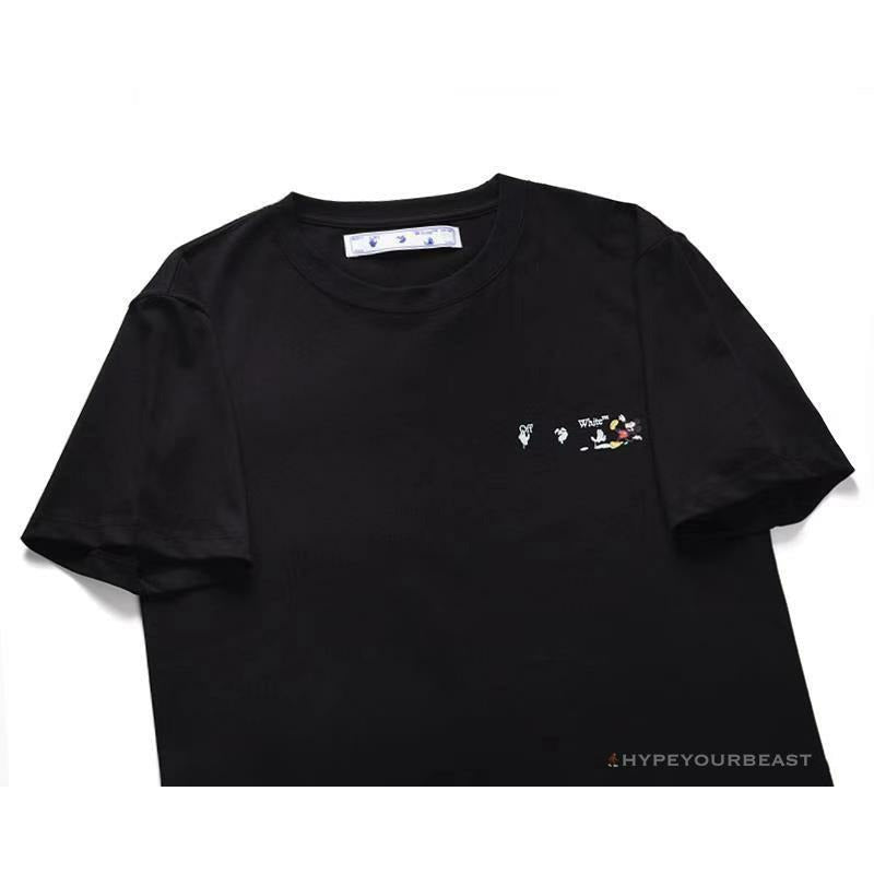 OFF-WHITE Mickey Limited Arrow Tee Shirt 'BLACK'