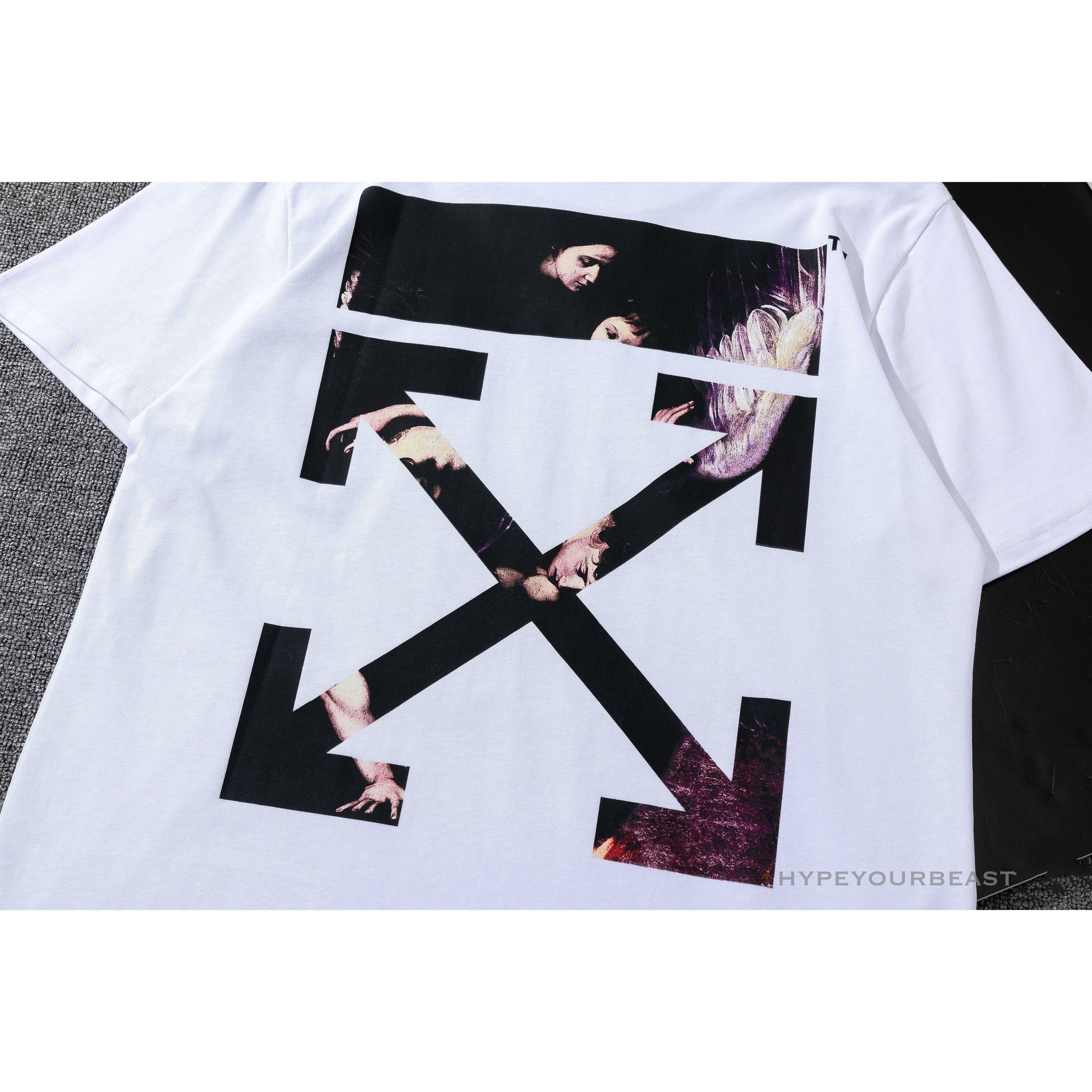 OFF-WHITE Mary Religious Oil Painting Tee Shirt 'WHITE'