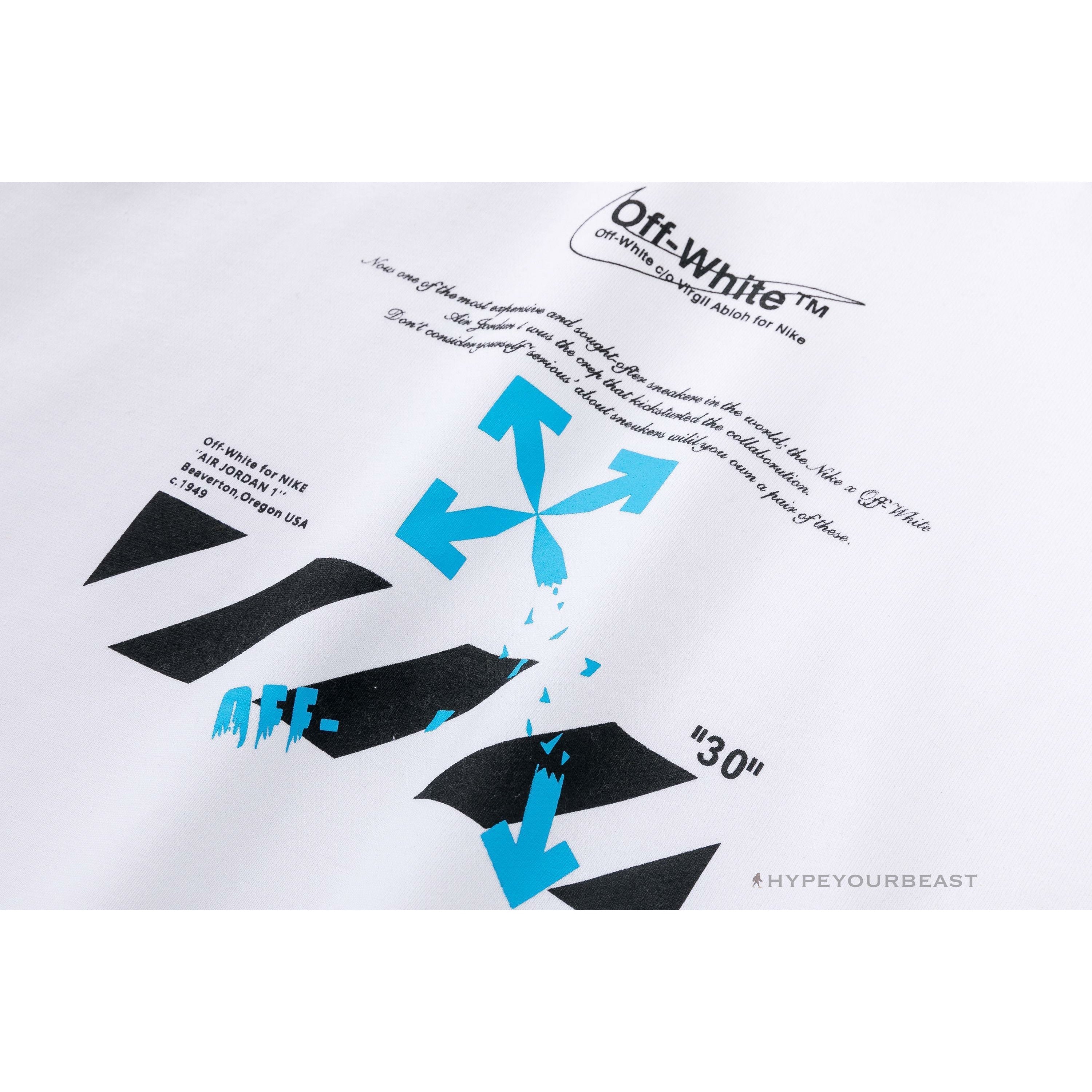 Off-White X Nike Shirt Doraemon White
