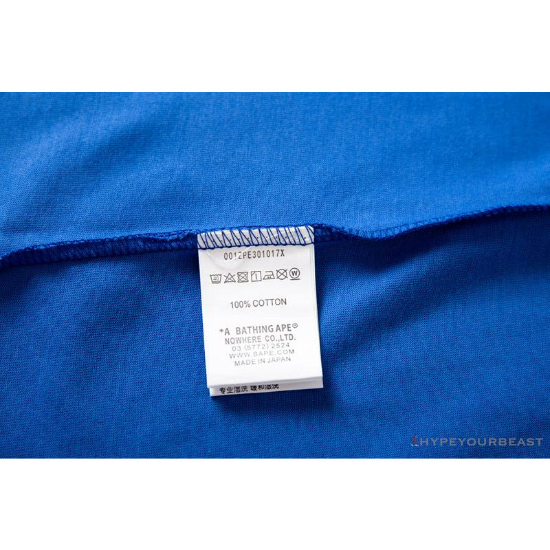 BAPE Baby Milo Sesame Street Carp Streamer Tee Shirt 'BLUE'