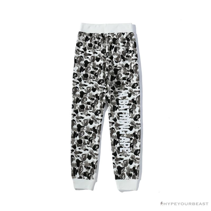 BAPE Chinese Style Ink Camouflage 10th Anniversary Limited Pants 'WHITE'