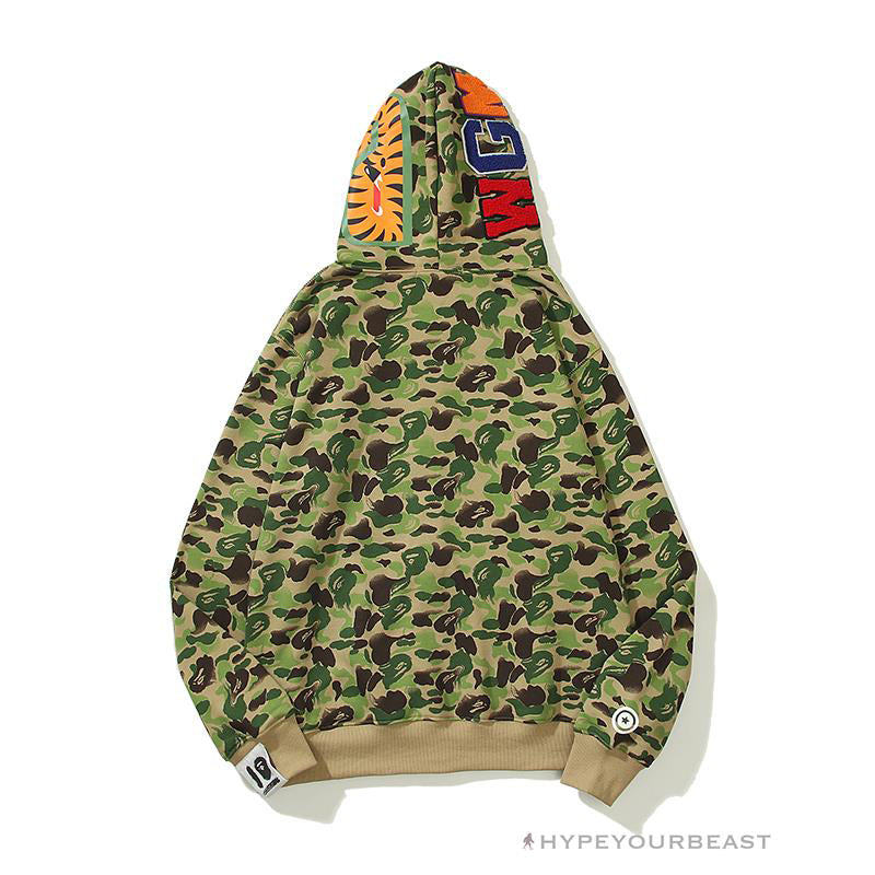 Bape Green Camouflage Hoodie